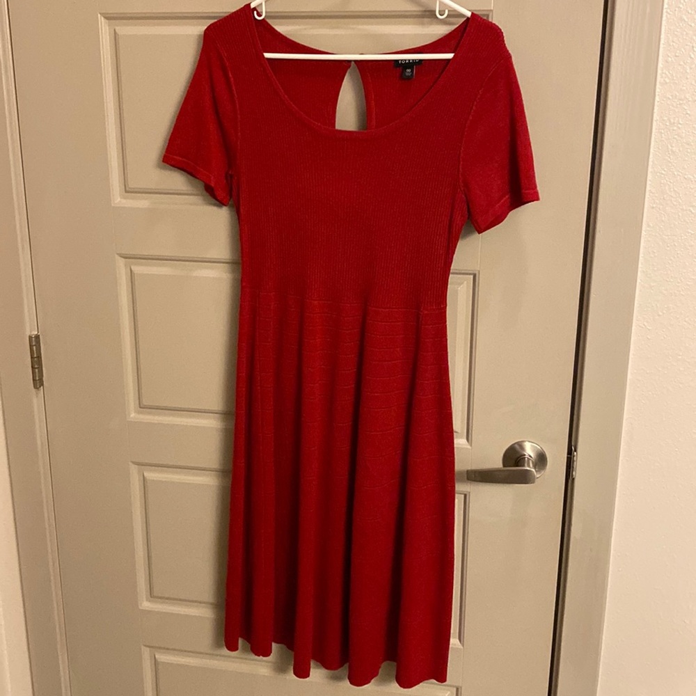 Torrid Red Knit Dress